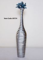 Aluminum flower vase