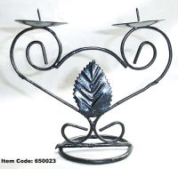 Iron Candle Holder