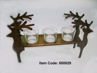 Iron Candle Holder With Votive