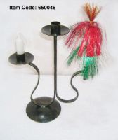 Iron Candle Holder