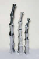 Aluminum flower vases