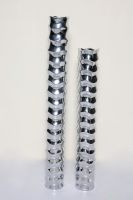 Aluminum flower vases