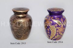 Bell & Flower Cremation Urn