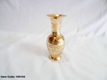 Brass flower vase