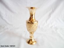 Brass flower vase