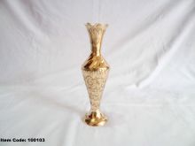 Brass flower vase